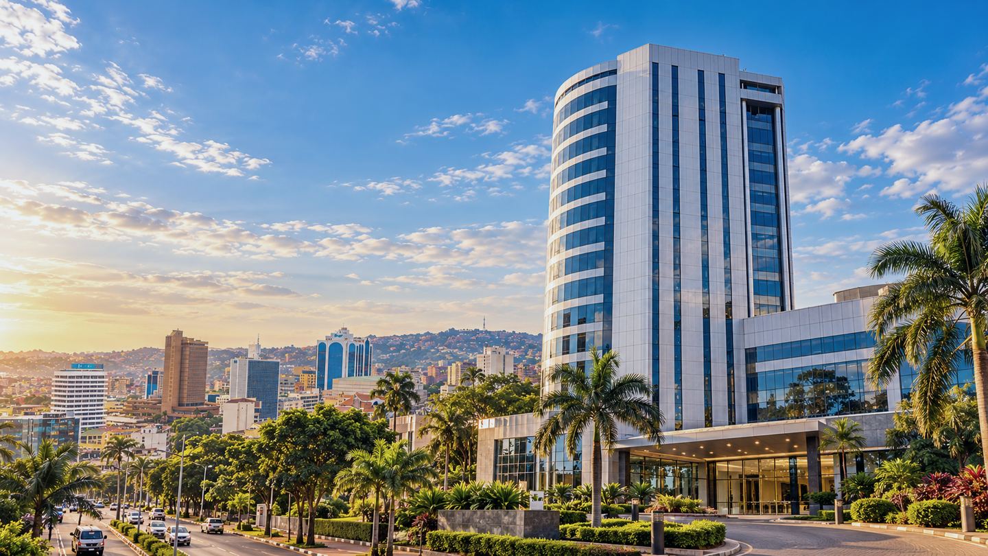 Office building in Kampala's business district